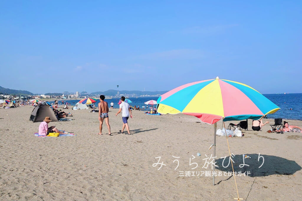 三浦海岸（三浦海岸海水浴場）（撮影日：2023.08.19）