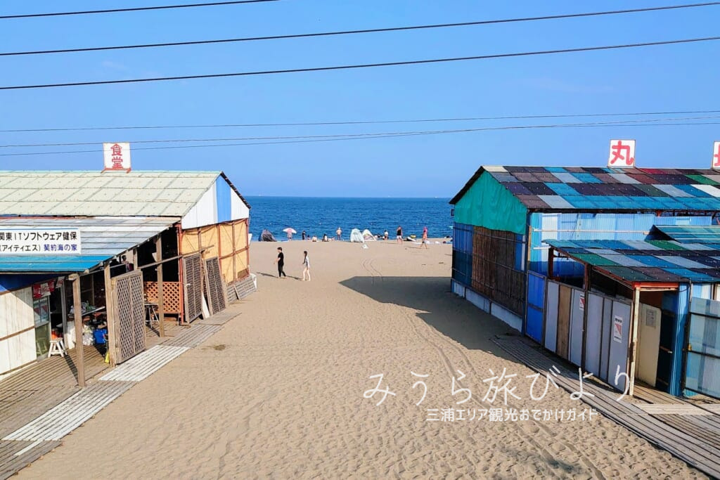 三浦海岸海水浴場（撮影日：2023.08.23）